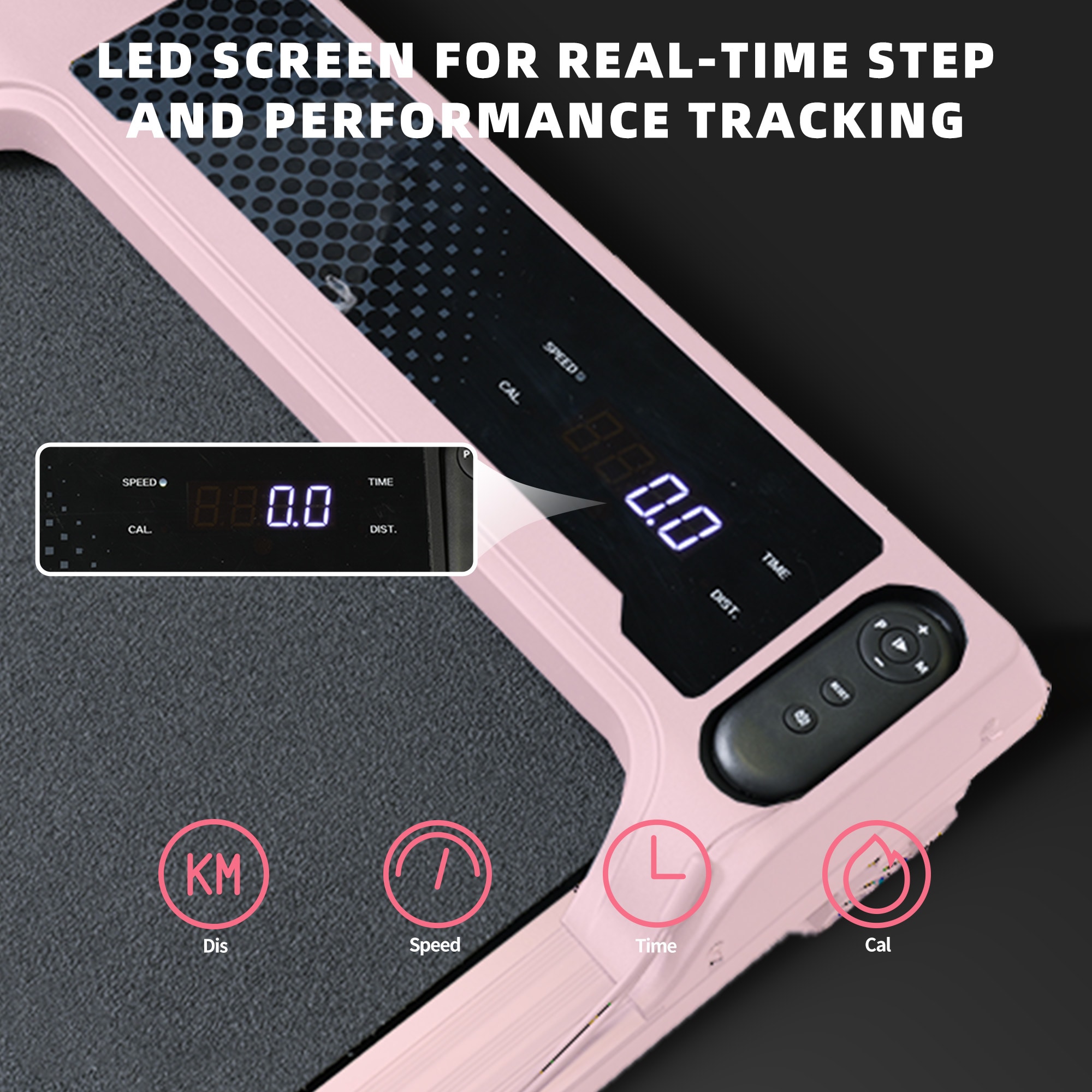 Walking Pad Under Desk Treadmill,Portable Small Treadmills For Home And Office,Super Quiet Motorized Walking Jogging Running Machine With Remote Control_voghion.com